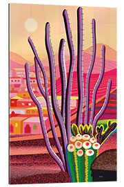 Tableau en plexi-alu Ocotillo Cactus