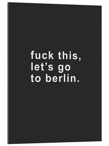 Gallery Print Let's go to Berlin