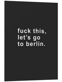 Magnettafel Let's go to Berlin