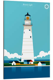 Magnettafel Boston Light Leuchtturm