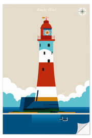 Sticker mural Beachy Head lighthouse