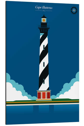 Tableau en aluminium Cape Hatteras lighthouse