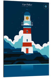 Magnettafel Cape Palliser Leuchtturm