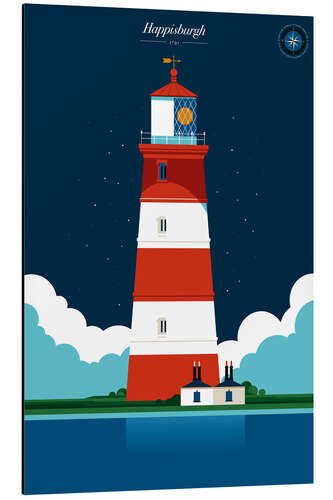 Stampa su alluminio Happisburgh lighthouse