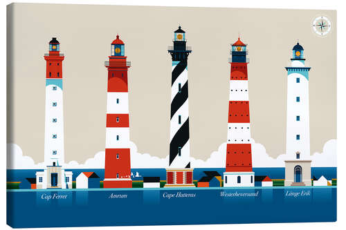 Leinwandbild Lighthouse Island