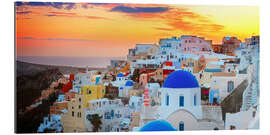 Gallery print Santorini view