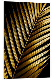 Gallery print Golden palm leaf