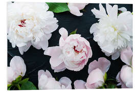 Foam board print Peonies in detail III