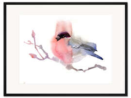 Gerahmter Kunstdruck Dompfaff