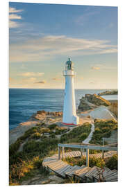 PVC-taulu Castle Point Lighthouse near Wellington, New Zealand