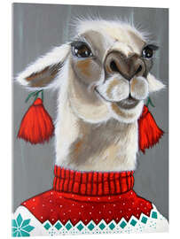 Acrylic print Llama