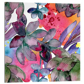 Gallery print Leaves in watercolor II