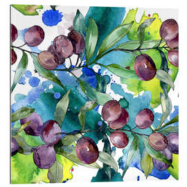 Gallery print Grapes in watercolor