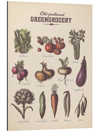 Aluminium print Old-fashioned Greengrocery