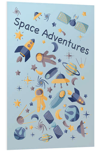 Foam board print Space Adventures