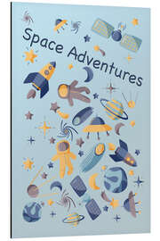 Magnettafel Space Adventures