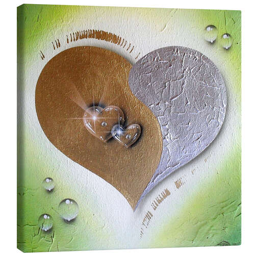 Tableau sur toile Coeur de la nature