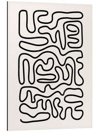 Magnettafel Abstrakte Ansammlung von Linien