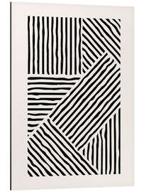 Magnettafel Abstrakte Linienfelder