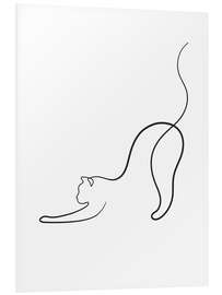 Foam board print Cat line II