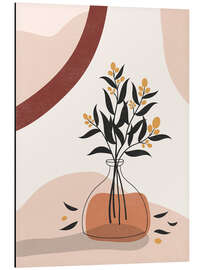 Magnettafel Boho Blumenvase II