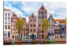 Magnettafel Bunte Amsterdamer Häuser