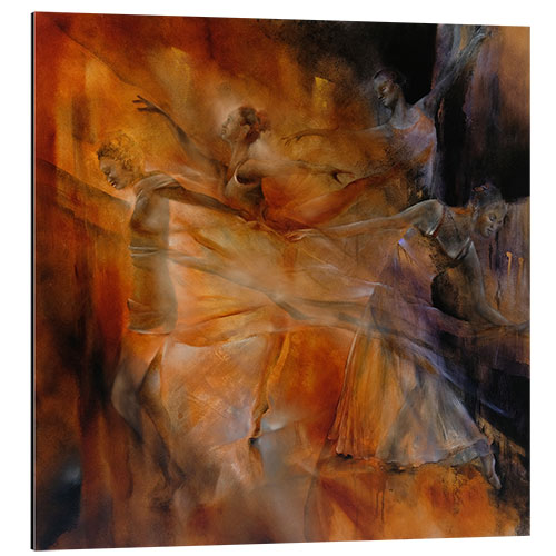 Tableau en aluminium Balance - quatre danseurs