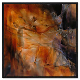 Gerahmter Kunstdruck Balance - vier Tänzerinnen