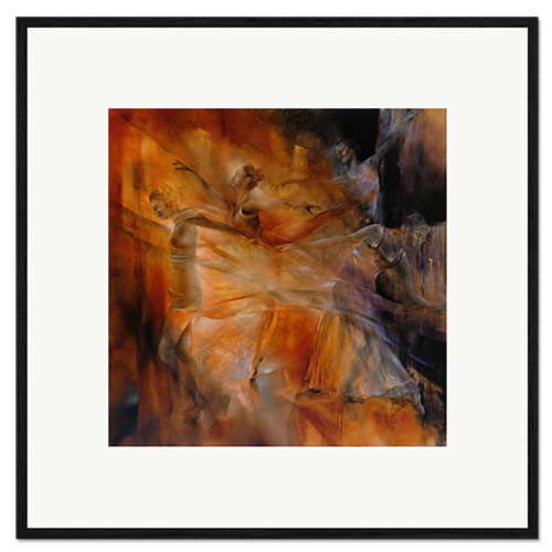 Framed art print Balance - four dancers