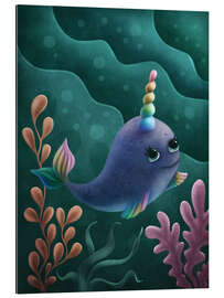 Gallery print Narwhal unicorn