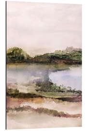 Alubild Aquarell-Landschaft