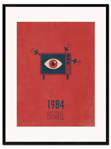 Framed art print 1984