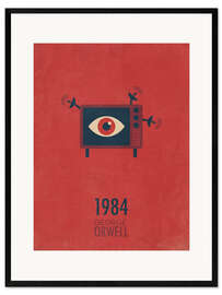 Impresión de arte enmarcada 1984