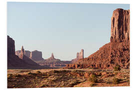 Foam board print American West - The Monument Valley