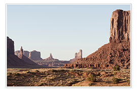 Poster Amerikanischer Westen - Das Monument Valley