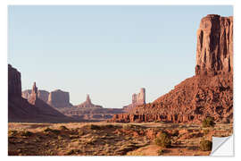 Sticker mural Ouest américain - The Monument Valley