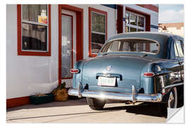 Selvklebende plakat American West - Retro Ford Arizona