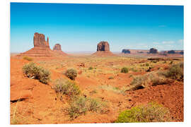 PVC print American West - Red Sand Monument Valley