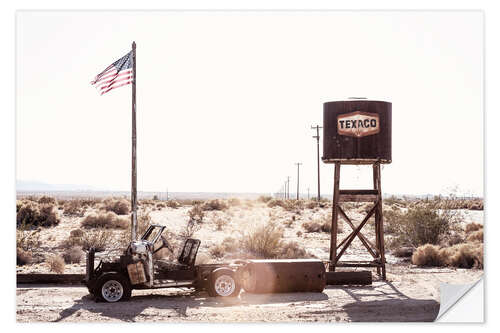 Selvklebende plakat American West - Arizona Desert
