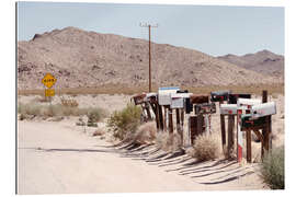 Tableau en plexi-alu American West - Boîtes aux lettres de l'Arizona