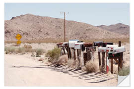 Wall sticker American West - Arizona Mail Boxes