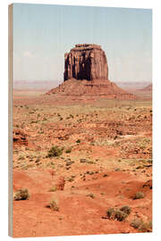 Holzbild Amerikanischer Westen - Arizona Monument Valley