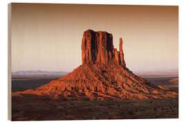 Trebilde American West - Solnedgang Red Rock