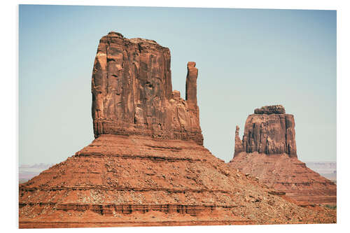 Foam board print American West - Red Buttes