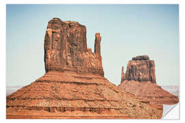 Vinilo para la pared Oeste americano - Red Buttes