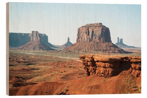 Obraz na drewnie American West - Monument Valley