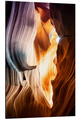 Aluminium print Canyon Abstract Shapes