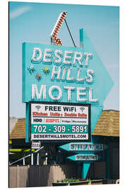 Aluminium print American West - Desert Hills Motel