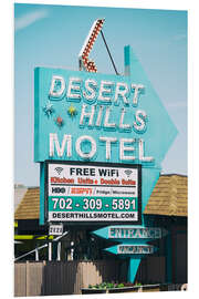 Quadro em PVC American West - Desert Hills Motel