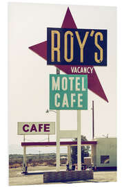 Quadro em PVC American West - Roy's Motel Cafe